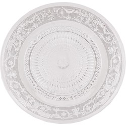 Clayre & Eef Dinerbord  Ø 23 cm Glas Rond Eetbord