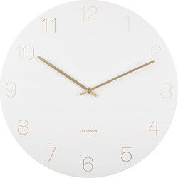 Wall Clock Charm Engraved Numbers