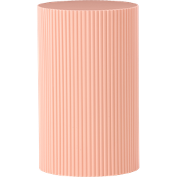 Asa houten bijzettafel zacht roze - Ø 31 cm