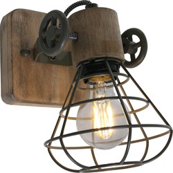 Anne Light and home wandlamp Guersey - groen - metaal - 1578G