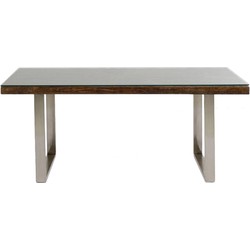 Kare Eettafel Conley Chrome