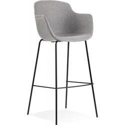 Barkruk met armleuningen FORTI 59x54x1075 cm Grijs
