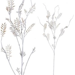 PTWM Twig Plant Varen Kunsttak - 46 x 20 x 66 cm - Wit