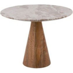 Bijzettafel Force - Bruin - Ø40cm