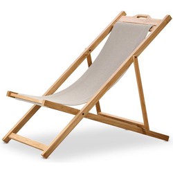 Luxury beach chair Frame teak wood II - Chill Dept