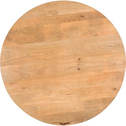 Lewis & Loft Eettafel Levi – FSC®-gecertificeerd mangohout – Rond – Ø 120 cm – Naturel