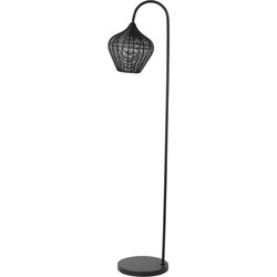 Light & Living - vloerlamp - Alvaro - zwart - metaal - schemerlamp - E27 - 8213012