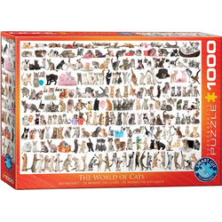 Eurographics Eurographics puzzel The World of Cats - 1000 stukjes