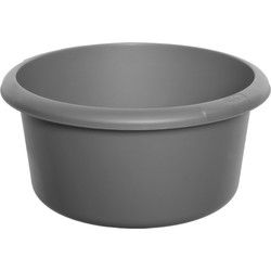 Afwasteil/afwasbak - 4 liter - grijs - 27 x 27 x 13 cm - Afwasbak
