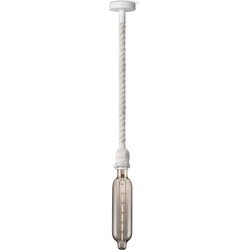 Home sweet home hanglamp Leonardo wit Tube - smoke