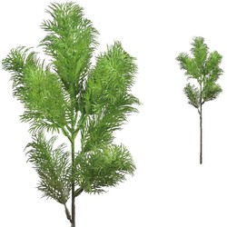 PTMD Leaves Plant Bladeren Kunsttak - 23 x 14 x 42 cm - Groen