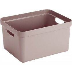 Sunware Opbergbox Sigma - kunststof - roze - 13 liter - Opbergbox