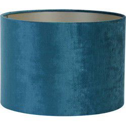 Light & Living - kap - Gemstone - blauw - textiel - Ø 40cm - E27 - 2240798