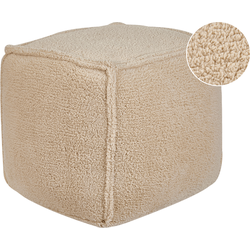 ALIPUR - Poef - Lichtbruin - Polyester
