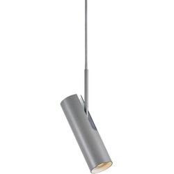 Minimalistische, elegante, verstelbare plafondlamp - grijs