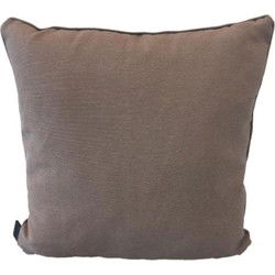 2 stuks! Sierkussen 60x40 cm panama taupe