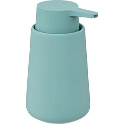 5Five Zeeppompje/dispenser - Cocoon - kunststeen - ijsblauw - 15 cm - 300 ml - Zeeppompjes