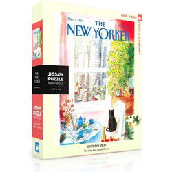 New York Puzzle Company Cat's Eye View - 1000 stukjes