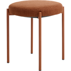Pico metalen krukje bruin - met roestbruine zitting - 48 cm