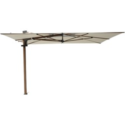 Madison Braga zweefparasol 355x300 cm - mellow champagne olefin - teakhoutlook frame