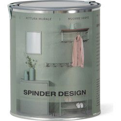 Spinder Design matte muurverf Wall Paint - Dusty Green