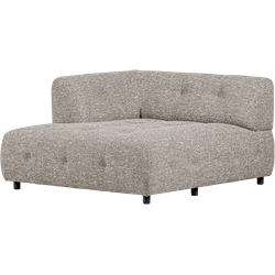 WOOOD Louis 1,5-Zits Chaise Longue - Polyester - Powder - 73x122x140