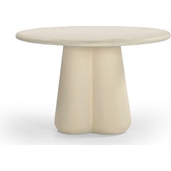 Eettafel Rond Ø120cm - Betonlook - Eettafel Boaz