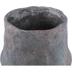 PTMD Bloempot Javay - 25x25x31 cm - Cement - Grijs