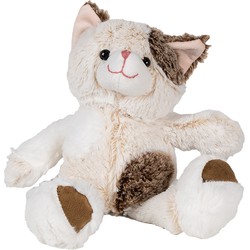 Clayre & Eef Knuffel Kat 30 cm Beige Pluche