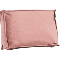 2L Home & Garden Palletkussen Velvet Oud Roze - 60 x 40cm