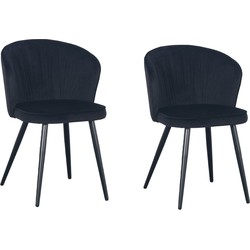 Pole to Pole - River chair - Black - set of 2