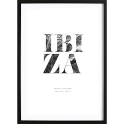Ibiza Coördinaten Poster (29,7x42cm)