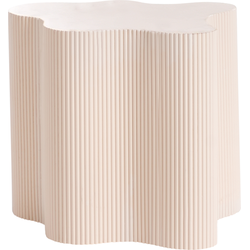 Beliani PERRY - Bijzettafel-Wit-MDF