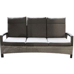 Barree 3-zits Loungebank