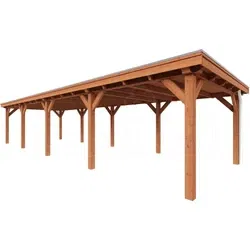 Trendhout douglas overkapping Siena, 1220 x 415 cm