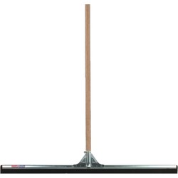 Talen Tools Vloer/douche trekker - rubber 100 cm - houten steel 130 cm - Vloertrekkers