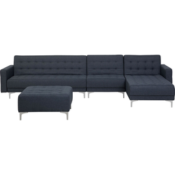 Beliani ABERDEEN - Modulaire Sofa-Grijs-Polyester