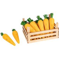 Goki Goki Carrots in vegetable crate vegetable: h= 11 cm