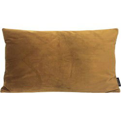 Velvet Goud / Bruin Long | 30 x 50 cm | Kussenhoes | Polyester