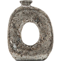 MUST Living Vase Salda small stone,23x18x9 cm, terracota