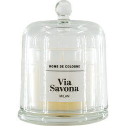 Scented Candle -Glass Dome Via Savona Milan - 100gram