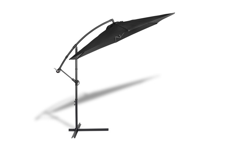 Hangende parasol 300cm - zwart - Lifa Living  - 