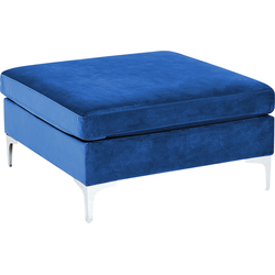 EVJA - Ottomaan - Marineblauw - Fluweel