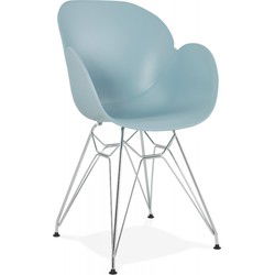 UNAMI moderne stoel 575x59x85 cm Blauw
