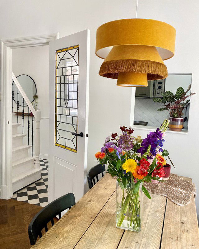 Seventies chic: spelen met verschillende vormen en kleuren