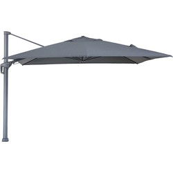 Garden Impressions Hawaii Big Pole II zweefparasol 350x350 cm - royal antraciet