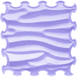 Ortoto Ortoto Sensory Massage Puzzle Mat Sandy Waves Lavendel
