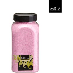 3 stuks - Zand roze fles 1 kilogram - Mica Decorations