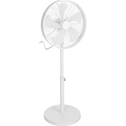 Witte krachtige staande ventilator 120 cm - Staande ventilatoren