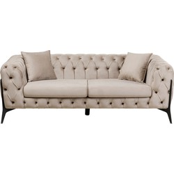 Bank Bellissima 2-Seater Velvet Beige 200cm